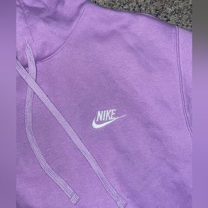 PURPLE NIKE HOODIE